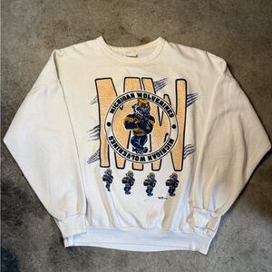 Vintage Michigan Wolverines Men's Sweater 1990’s Ravens
